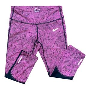 Nike Dri Fit Legging With Mesh Detail